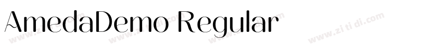 AmedaDemo Regular字体转换